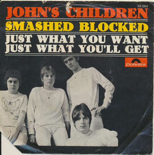 Cover John's Children - Smashed Blocked (7, Single) Schallplatten Ankauf
