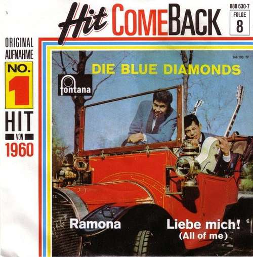 Cover Die Blue Diamonds* - Ramona / Liebe Mich! (7, Single, Mono, RE) Schallplatten Ankauf