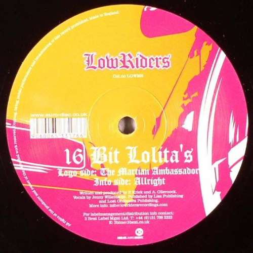 Cover 16 Bit Lolita's - The Martian Ambassador (12) Schallplatten Ankauf
