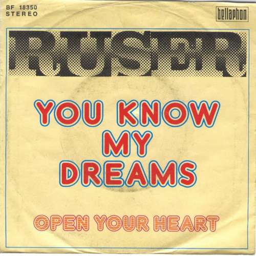 Cover Ruser - You Know My Dreams (7, Single) Schallplatten Ankauf