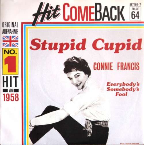 Cover Connie Francis - Stupid Cupid (7, Single, RE) Schallplatten Ankauf