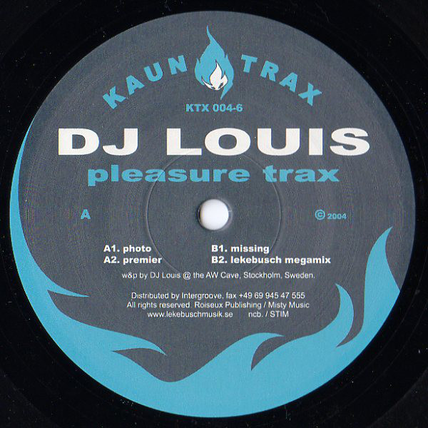 Cover DJ Louis - Pleasure Trax (12) Schallplatten Ankauf