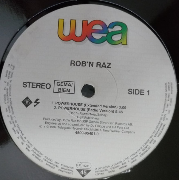 Cover Rob 'N' Raz - Power House (12) Schallplatten Ankauf