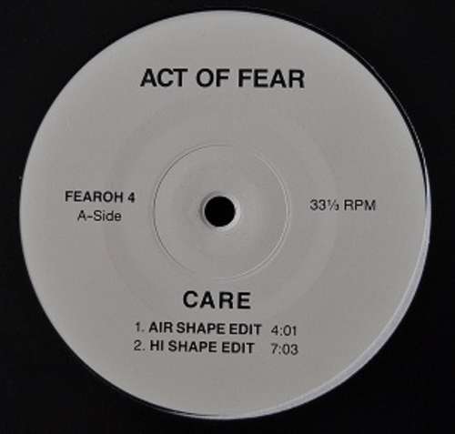 Cover Act Of Fear - Care (12, Promo) Schallplatten Ankauf