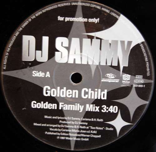 Cover DJ Sammy - Golden Child (12, Promo) Schallplatten Ankauf