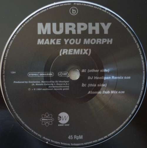 Cover Murphy (2) - Make You Morph (Remix) (12) Schallplatten Ankauf