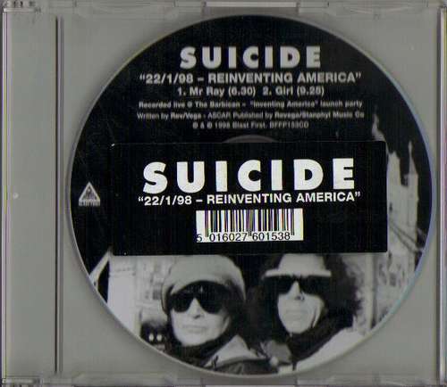 Cover Suicide - 22/1/98 - Reinventing America (CD, Single) Schallplatten Ankauf