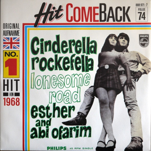 Cover Esther & Abi Ofarim - Cinderella Rockefella (7, Single, RE) Schallplatten Ankauf