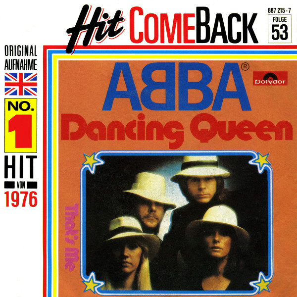 Cover ABBA - Dancing Queen (7, Single, RE, Red) Schallplatten Ankauf