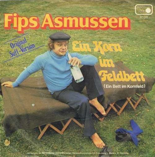 Cover Fips Asmussen - Ein Korn Im Feldbett (Ein Bett Im Kornfeld) (7, Single) Schallplatten Ankauf