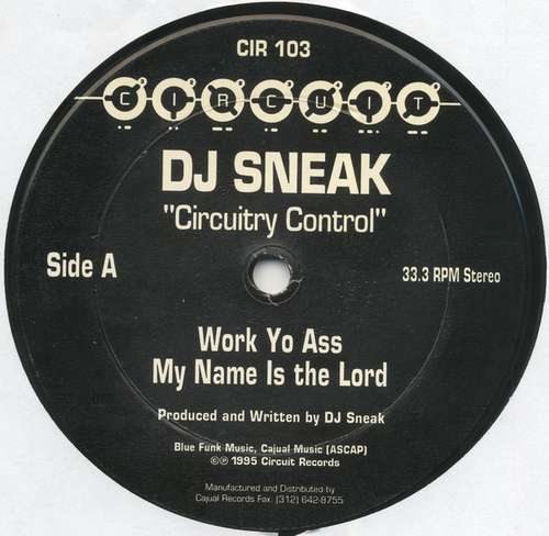 Cover DJ Sneak - Circuitry Control (12) Schallplatten Ankauf