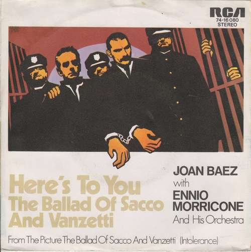 Cover Joan Baez With Ennio Morricone And His Orchestra* - Here's To You (7, Single) Schallplatten Ankauf