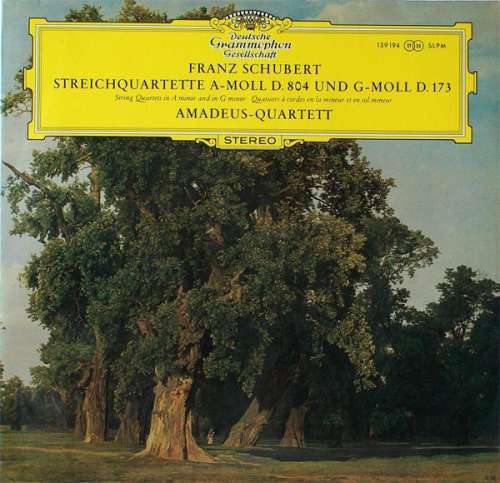 Cover Franz Schubert, Amadeus-Quartett - Streichquartette A-Moll D. 804 Und G-Moll D. 173 (LP) Schallplatten Ankauf