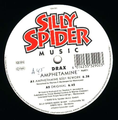 Cover Drax - Amphetamine (Part 1) (12) Schallplatten Ankauf