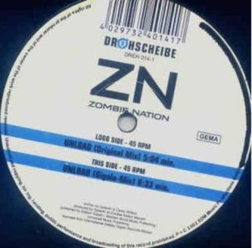 Cover Zombie Nation - Unload (12) Schallplatten Ankauf