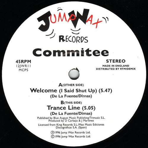 Cover Commitee* - Welcome (I Said Shut Up) (12) Schallplatten Ankauf