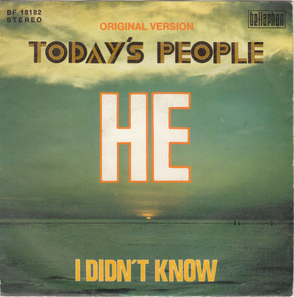 Cover Today's People (2) - He (7, Single) Schallplatten Ankauf
