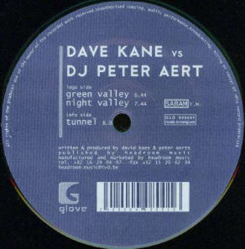 Bild Dave Kane vs DJ Peter Aert* - Green Valley / Night Valley / Tunnel (12) Schallplatten Ankauf