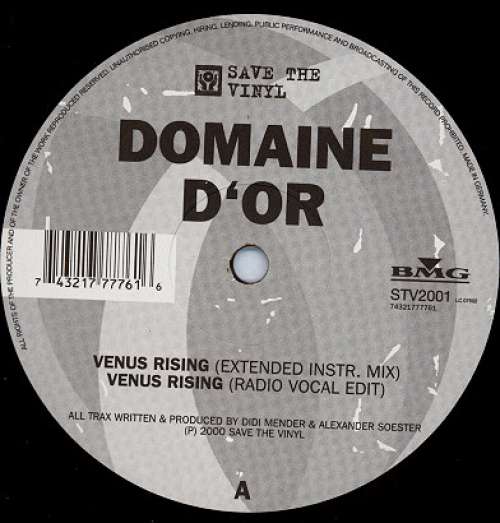 Cover Domaine D'Or - Venus Rising (12) Schallplatten Ankauf