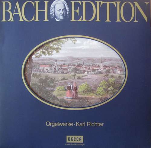 Cover Johann Sebastian Bach - Bach Edition. Orgelwerke. Karl Richter (LP, Album) Schallplatten Ankauf
