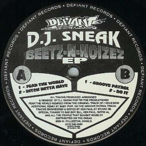 Cover DJ Sneak - Beetz-N-Noizez EP (12, EP) Schallplatten Ankauf