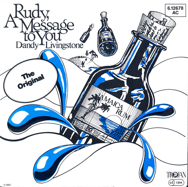 Cover Dandy Livingstone - Rudy, A Message To You (7, Single) Schallplatten Ankauf