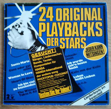 Cover No Artist - 24 Original Playbacks Der Stars (2xLP, Comp, Gat) Schallplatten Ankauf
