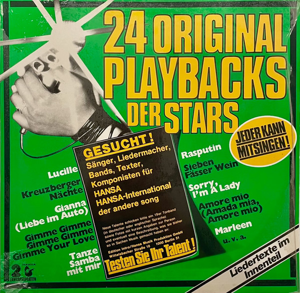 Bild No Artist - 24 Original Playbacks Der Stars (2xLP, Comp, Gat) Schallplatten Ankauf