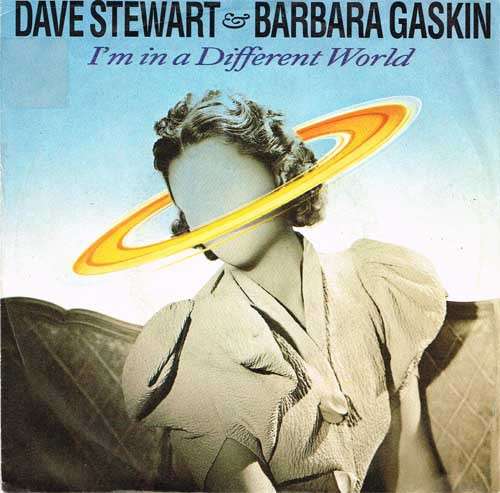 Cover Dave Stewart & Barbara Gaskin - I'm In A Different World (7, Single) Schallplatten Ankauf