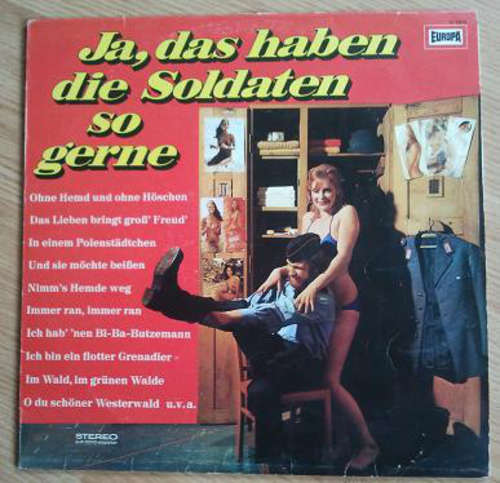 Bild Ein Großer Soldatenchor Und Das Blasorchester Hamburg - Ja, Das Haben Die Soldaten So Gerne (LP, Res) Schallplatten Ankauf