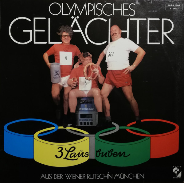 Cover 3 Lausbuben - Olympisches Gelächter (LP) Schallplatten Ankauf