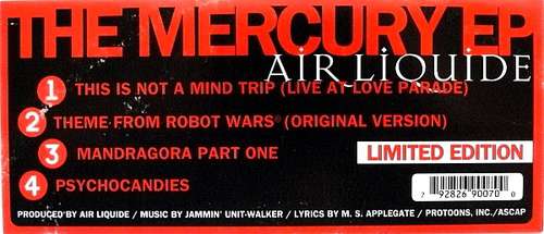 Cover Air Liquide - The Mercury EP (2x10, EP, Ltd, Cle) Schallplatten Ankauf