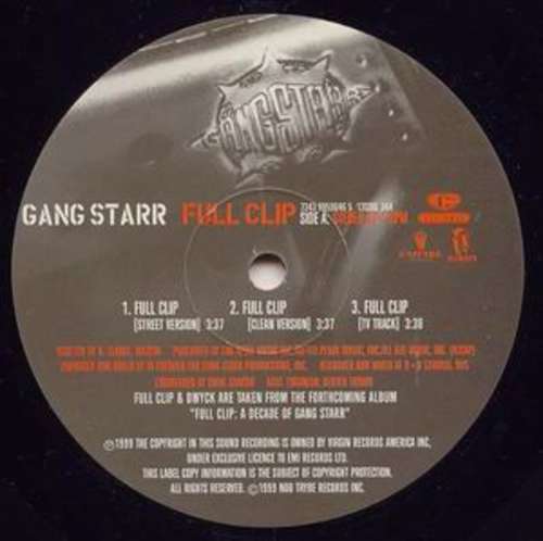 Cover Gang Starr - Full Clip / DWYCK (12) Schallplatten Ankauf