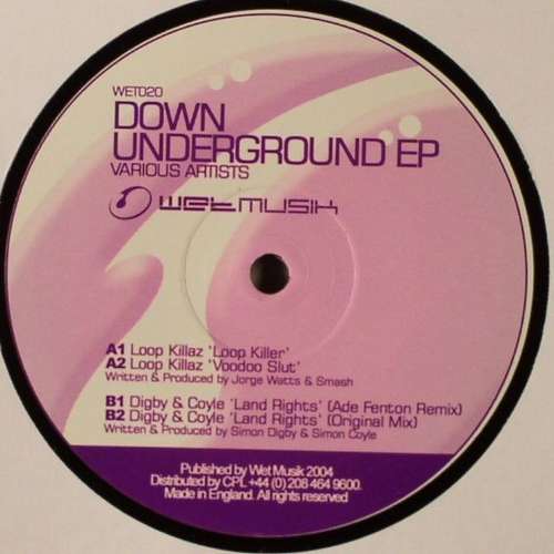 Cover Down Underground EP Schallplatten Ankauf