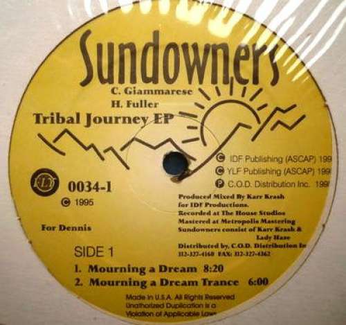 Cover Sundowners - Tribal Journey EP (12) Schallplatten Ankauf