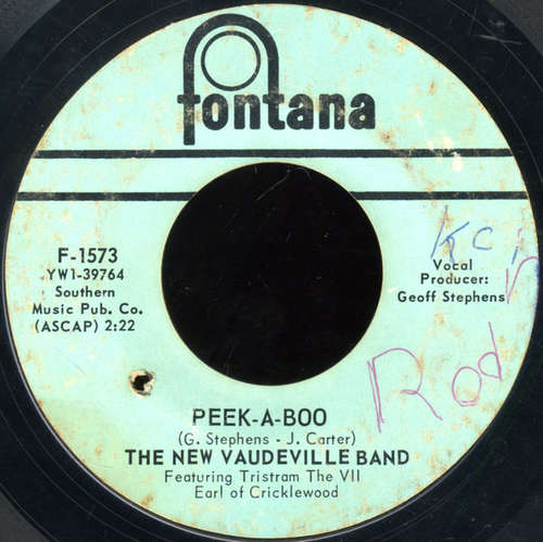 Cover The New Vaudeville Band - Peek-A-Boo (7, Single, Mono) Schallplatten Ankauf