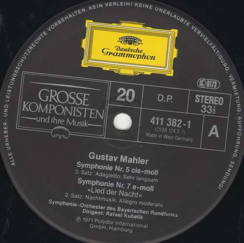 Cover Mahler* / Symphonie-Orchester Des Bayerischen Rundfunks / Rafael Kubelik - Symphonische Werke (LP, RE) Schallplatten Ankauf