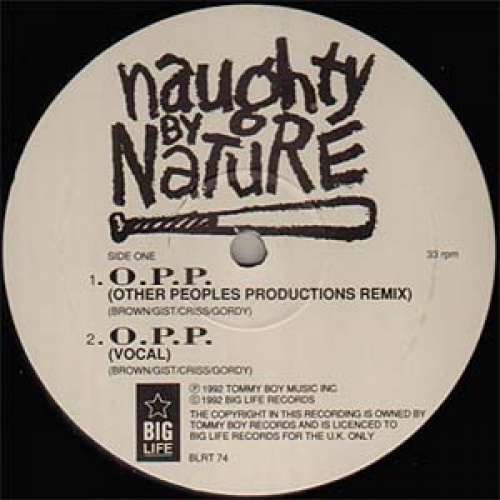 Cover Naughty By Nature - O.P.P. Remixes (12) Schallplatten Ankauf