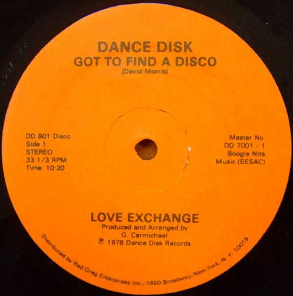Cover Love Exchange - Got To Find A Disco (12) Schallplatten Ankauf