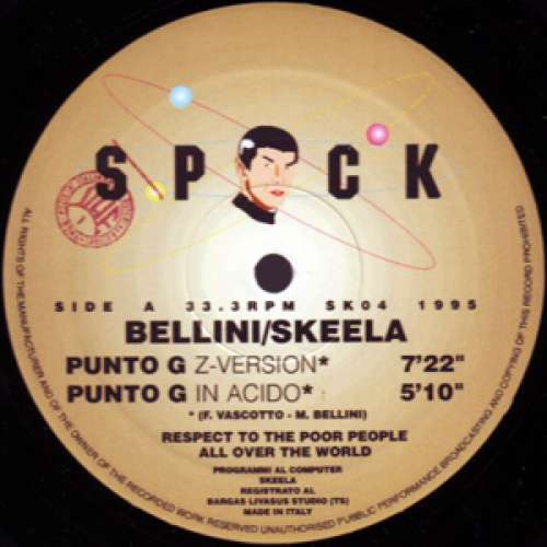 Cover Bellini* / Skeela - Punto G (12) Schallplatten Ankauf