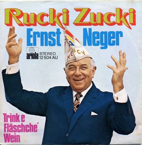 Cover Ernst Neger - Rucki Zucki (7, Single) Schallplatten Ankauf