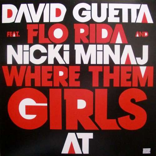 Cover David Guetta Feat. Flo Rida And Nicki Minaj - Where Them Girls At (12) Schallplatten Ankauf