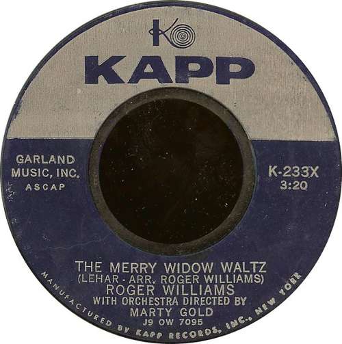 Cover Roger Williams (2) - Near You / The Merry Widow Waltz (7) Schallplatten Ankauf