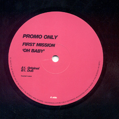 Cover First Mission - Oh Baby (12, Promo) Schallplatten Ankauf