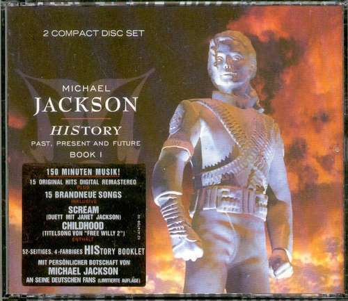 Cover Michael Jackson - HIStory - Past, Present And Future - Book I (CD, Comp, Ltd, RM + CD, Album) Schallplatten Ankauf