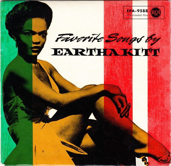 Cover Eartha Kitt - Favorite Songs By Eartha Kitt (7, EP, S5) Schallplatten Ankauf