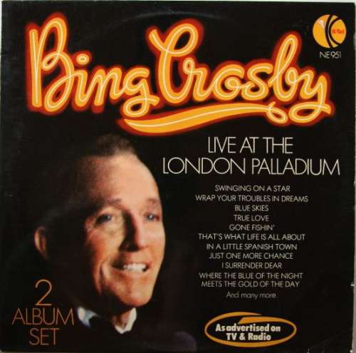 Cover Bing Crosby - Live At The London Palladium (2xLP) Schallplatten Ankauf