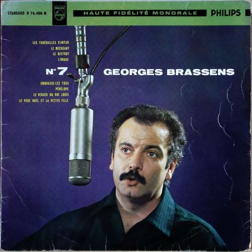 Cover Georges Brassens - N° 7 (10, Album, Mono) Schallplatten Ankauf