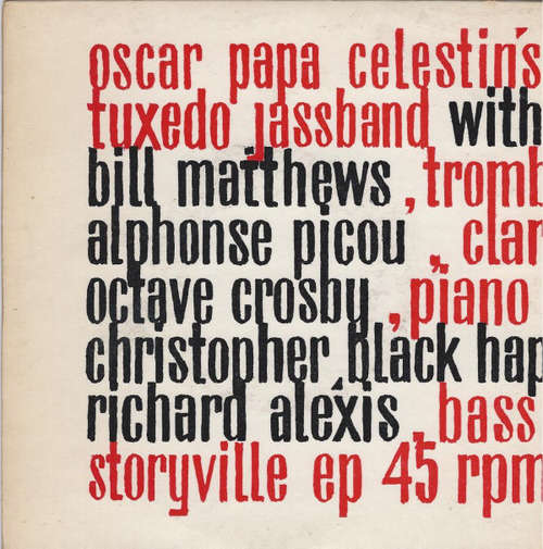 Cover Oscar Papa Celestin's Tuxedo Jassband* - Storyville EP (7, EP) Schallplatten Ankauf