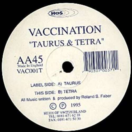 Cover Vaccination - Taurus & Tetra (12) Schallplatten Ankauf